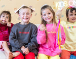 DEAR DARCY I'M PRETTY JUMPER - PINK & YELLOW