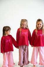DEAR DARCY I'M LITERALLY JUST A KID LONG SLEEVE - RED