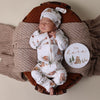 SNUGGLE HUNNY BEARS ORGANIC SNUGGLESUIT CONVERTIBLE ROMPER
