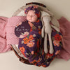 SNUGGLE HUNNY SIENNA ORGANIC JERSEY WRAP & TOPKNOT SET