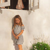 CINNAMON BABY BLACK GINGHAM FRILL SHORTS