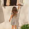 CINNAMON BABY BLACK GINGHAM FRILL SHORTS
