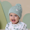 SNUGGLE HUNNY SAGE KNIT BEANIE