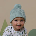SNUGGLE HUNNY SAGE KNIT BEANIE
