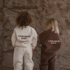 CINNAMON BABY LOGO SET - CHOCOLATE