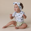 SNUGGLE HUNNY EDEN SHORT SLEEVE ORGANIC BODYSUIT