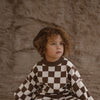 CINNAMON BABY KNITTED PANTS - CHOCOLATE