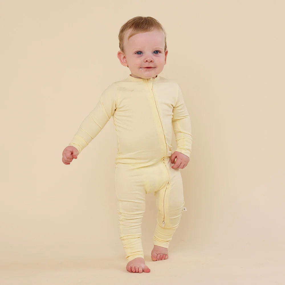 SNUGGLE HUNNY LEMON SORBET CONVERTIBLE ROMPER