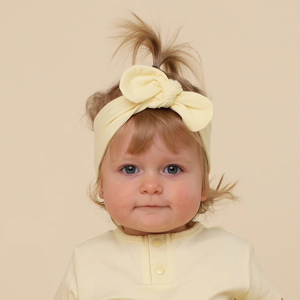 SNUGGLE HUNNY LEMON SORBET TOPKNOT