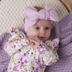 SNUGGLE HUNNY LILAC OVERSIZED BOW