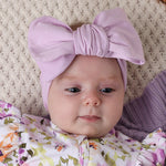 SNUGGLE HUNNY LILAC OVERSIZED BOW
