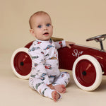 SNUGGLE HUNNY LITTLE RACERS SNUGGLESUIT CONVERTIBLE ROMPER