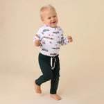 SNUGGLE HUNNY LITTLE RACERS LONG SLEEVE BODYSUIT