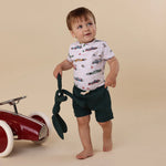 SNUGGLE HUNNY LITTLE RACERS SHORT SLEEVE BODYSUIT