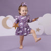 SNUGGLE HUNNY MIDNIGHT SWAN LONG SLEEVE DRESS