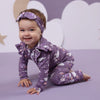 SNUGGLE HUNNY MIDNIGHT SWAN CONVERTIBLE ROMPER WITH FRILL