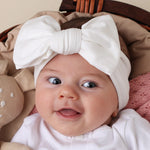 SNUGGLE HUNNY WHITE OVERSIZED BOW