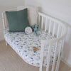 SNUGGLE HUNNY EDEN ORGANIC FITTED COT SHEET