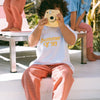 BOWI STRAWBERRY CHECK PANT