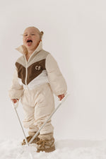 CINNAMON BABY SNOW SUIT - SAND