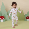 SNUGGLE HUNNY BEARS ORGANIC SNUGGLESUIT CONVERTIBLE ROMPER