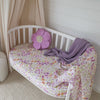 SNUGGLE HUNNY ISLA ORGANIC FITTED COT SHEET
