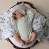 SNUGGLE HUNNY HONEYDEW LONG SLEEVE ORGANIC BODYSUIT