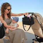 OIOI MULTITASKER PRAM CADDY 2.0 - BLACK NEOPRENE
