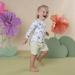 SNUGGLE HUNNY HONEYDEW ORGANIC SHORTS