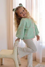 POSS & SOSS HEART CARDIGAN - GARDEN PARTY