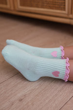 POSS & SOSS HEART SOCKS - GARDEN PARTY