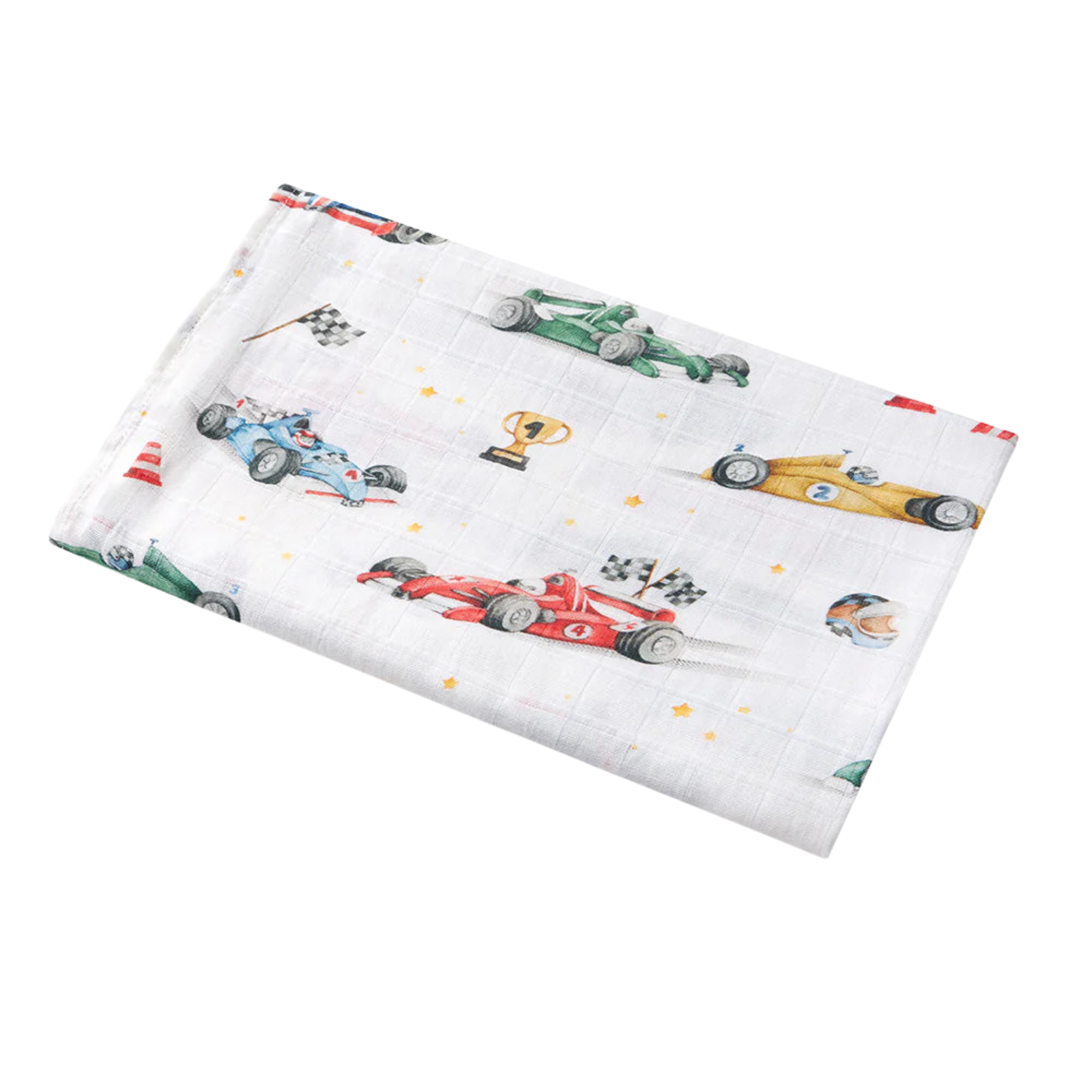 SNUGGLE HUNNY LITTLE RACERS MUSLIN WRAP