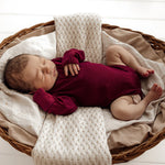 SNUGGLE HUNNY RASPBERRY LONG SLEEVE BODYSUIT