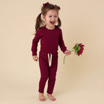 SNUGGLE HUNNY RASPBERRY LONG SLEEVE BODYSUIT