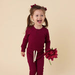 SNUGGLE HUNNY RASPBERRY LONG SLEEVE BODYSUIT