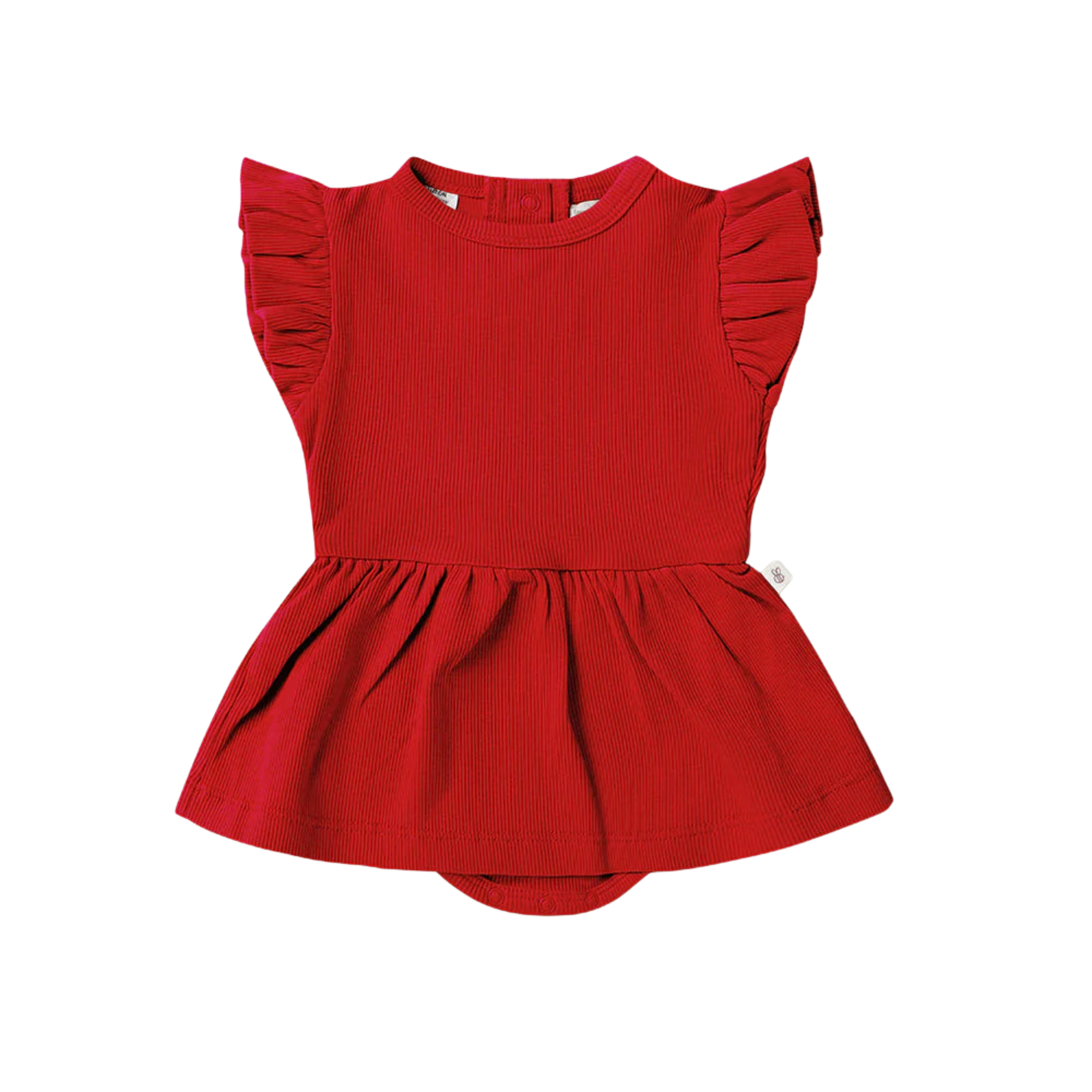 SNUGGLE HUNNY RED SHORT SLEEVE DRESS