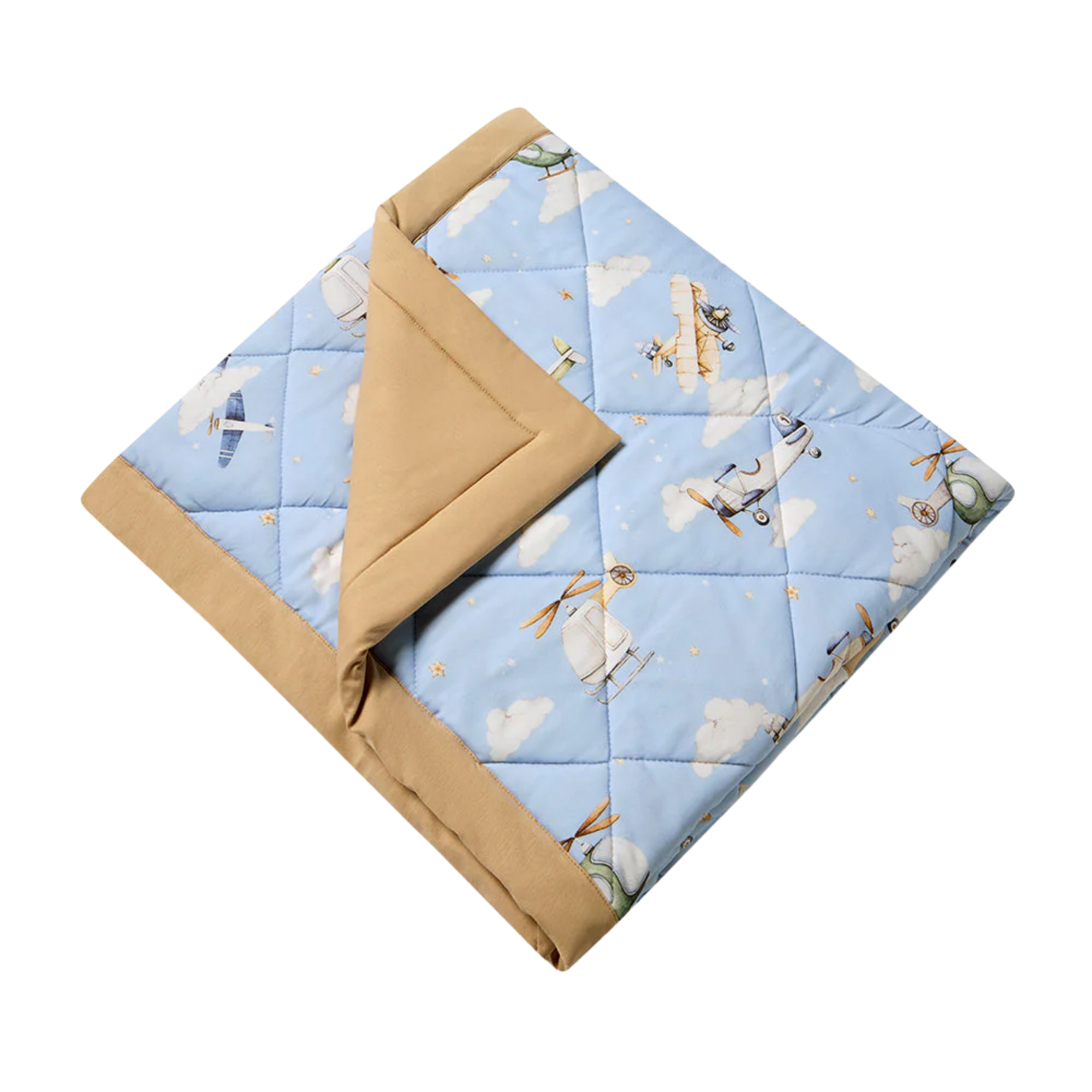 SNUGGLE HUNNY TAKING FLIGHT ORGANIC COTTON COT COMFORTER