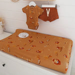 SNUGGLE HUNNY ROAR BASSINET SHEET / CHANGE PAD COVER