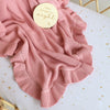 SNUGGLE HUNNY ROSA RUFFLE KNIT BABY BLANKET