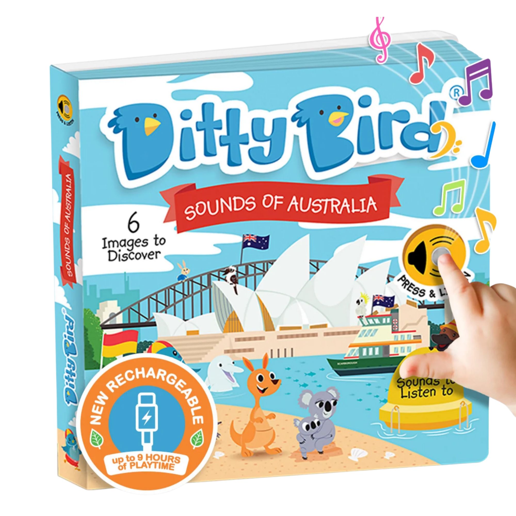 DITTY BIRD SOUNDS OF AUSTRALIA MULTI-COLOURED