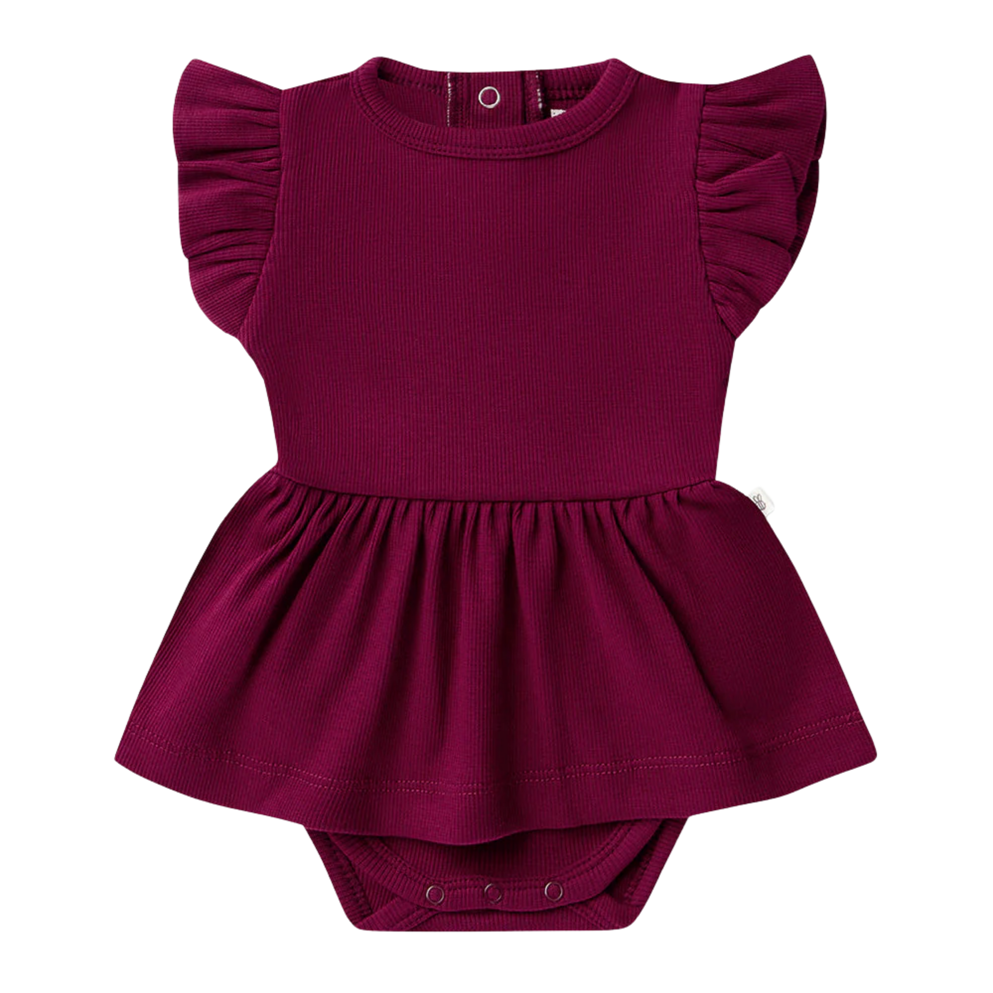 SNUGGLE HUNNY RASPBERRY SHORT SLEEVE DRESS