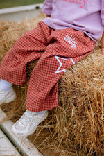SUNDAY SIBLINGS NASH PANTS - RED (PRE-ORDER)