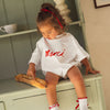 CINNAMON BABY CRIMSON BOW SOCKS