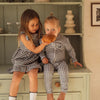 CINNAMON BABY BLACK GINGHAM GROWSUIT