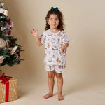 SNUGGLE HUNNY SANTA'S TOY SHOP KIDS PJ SET