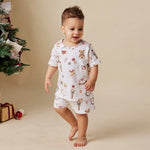 SNUGGLE HUNNY SANTA'S TOY SHOP KIDS PJ SET