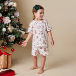 SNUGGLE HUNNY SANTA'S TOY SHOP KIDS PJ SET
