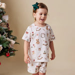 SNUGGLE HUNNY SANTA'S TOY SHOP KIDS PJ SET