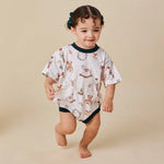 SNUGGLE HUNNY SANTA'S TOY SHOP OVERSIZED ROMPER