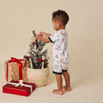 SNUGGLE HUNNY SANTA'S TOY SHOP SNUGGLE SHORTIE